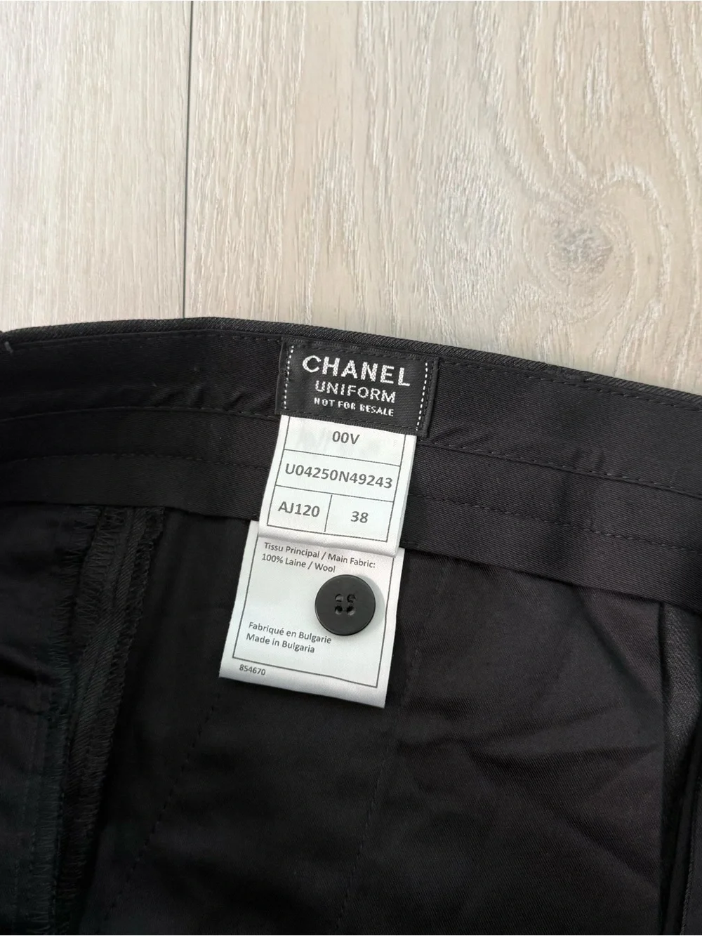 Authentic Chanel Uniform Dress Pants